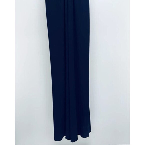 Blondie Nites Vintage Dress Sz 5 Women’s Y2K Prom Gown Sequin Cutouts Blue - Picture 4 of 8